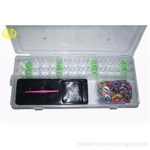 Custom Rainbow Color Loom Rubber Bands , loom for making ru